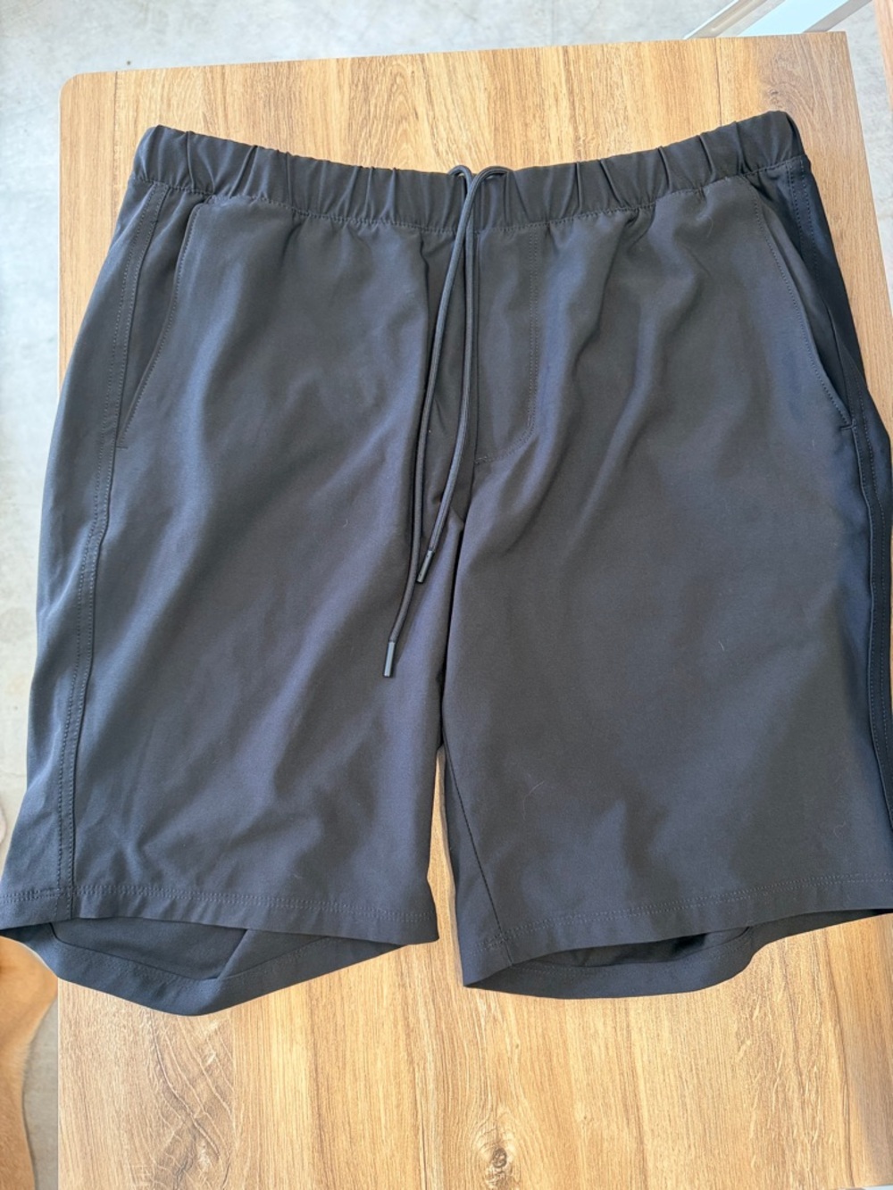 Greg Norman Collection Black Athletic Drawstring Shorts